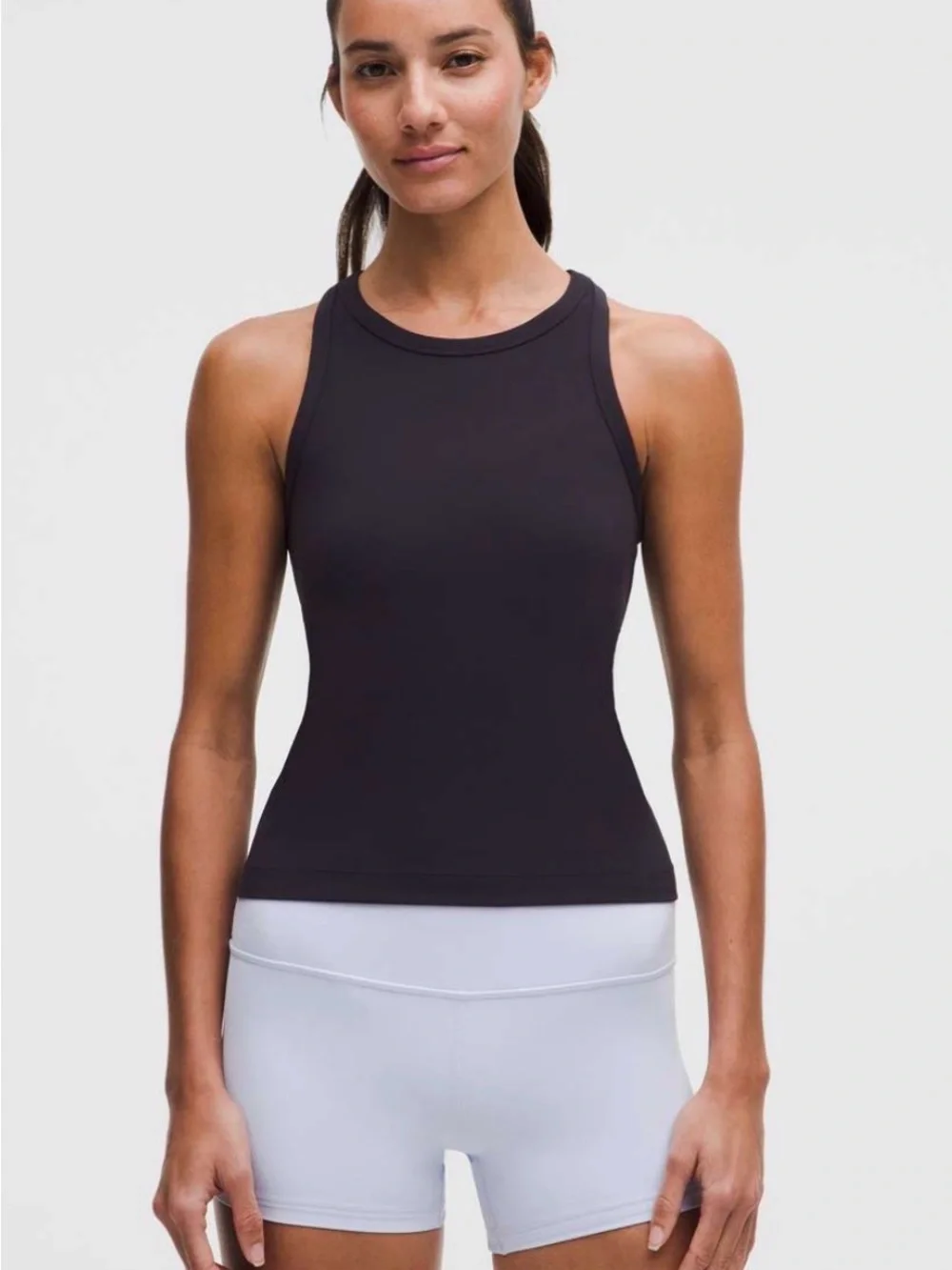 lululemon athletica Women’s Black Racerback Tank Top